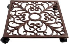 Esschert Design Plant Trolley - Square Cast Iron