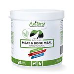 AniForte Ground Beef Bones formerly Meat & Bone Meal 500g: Raw Dog Food Supplement for Cats & Dogs with High Calcium