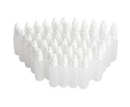 50PCS 30ml Liquid Dropper Bottle-Plastic Dropper Sample Storage Containers With White Cover (30ml)