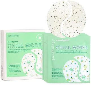 Patchology Chill Mode Under Eye Patches - Soothing, Oil-Infused Gel Eye Masks for Puffy Eyes and Dark Circles Treatment - Ideal for Hydration, Reducing Wrinkles, and Calming Puffiness - 5-Pairs