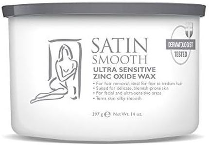 Satin Smooth Ultra Sensitive Zinc Oxide Wax, For Hair Removal, Ideal for Fine to Medium Hair, Suitable for Delicate Skin, 14 oz, 1-pack