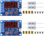 WWZMDiB 2Pcs ZB2L3 Battery Capacity Tester Discharge Type 1.2-12V External Load Capacity of The Battery and Other Tests 18650 Tools