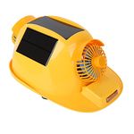 Adjustable Size Solar Fan Safety Helmet with Double Fan and Waterproof Headlight, Widely Used in Construction Power Mining Industries