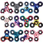 Fidget Toys 12 Pack,Fidget Spinners Pack for Kids Adults, Sensory Fidget Toys Packs, Anxiety Toys Stress Relief, Fidgets Best Hand Spinner Finger Bearing Trispinner Toy