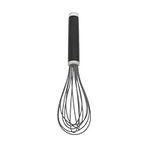 KitchenAid - Classic Silicone Whisk, Sturdy Stainless Steel Whisk with Silicone Coating, Safe for Nonstick Cookware (Black)