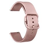 20mm 22mm Silicone Watch Strap for Women Men, Quick Release Replacement Strap with Stainless Steel Buckle Sport Watchbands Wrist Straps, smart watch wristband (20mm, Rose gold)