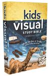 NIV, Kids' Visual Study Bible, Hardcover, Blue, Full Color Interior: Explore the Story of the Bible---People, Places, and History