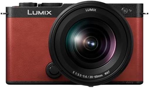 LUMIX S9 Full Frame Camera with 20-60mm F3.5-5.6 L Mount Lens, Compact Mirrorless Camera for Content Creators with Real Time LUT, Open Gate and Easy Sharing of Photos & Video - DC-S9KR (Red)