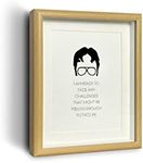 The Office Merchandise Motivational Photo Frame Wall Art The Office Quote Poster for Coworker, Friend or The Office TV Show Fans, (8" X 10")