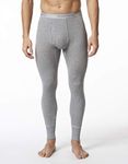 Stanfield's Men's Premium Cotton Rib Thermal Long Johns Underwear, -Grey Heather, Medium