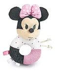 Clementoni 17338 -Disney Baby Minnie Maraca Soft Ring rattles-Toy for Toddlers-Suitable for 0 Months and Older-Machine Washable, Multi-Colour