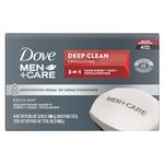 Dove Men Deep Clean Bar Soap - 4 pk.