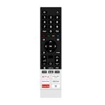 ZIEVA Compatible with Toshiba Smart Tv Remote – Without Voice - Hot Keys Netflix, Prime Video, Media, Google Play, YouTube and Media Use for LCD LED OLED QLED UHD 4K Android TVs (Without Voice)