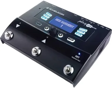 TC Helicon PLAY ACOUSTIC 3-Button Vocal and Acoustic Guitar Effects Stompbox with BodyRez and Looping