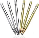 LZMDISU Tungsten Carbide Tip Scriber, 6 Pack Carve Engraver Metal Etching Pen Metal Scribe Tool for Stainless Steel, Glass, Ceramics, Metal Sheet and Gold/Welding