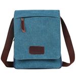 Men Women Mini Vintage Canvas Messenger Crossbody Bag Pack Organizer Case