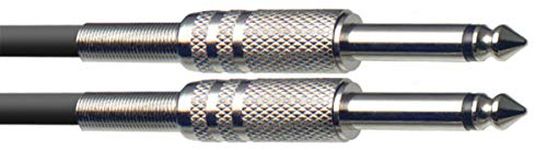 Stagg SGC1.5DL Pro-Series 1.5m Jack to Jack Instrument Cable - Black