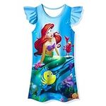 Z Fashion Girls Nightgowns Girls Pajamas Nightdress Nightie for Toddler Girls 3-8Y