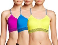 Balanced Tech Ultimate Performance Seamless Sports Bra 3-Pack - Fusion/Blue Aster/Sulphur Spring - Small