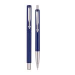 Parker Vector Standard Roller Ball Pen + Ball Pen| Blue Body Color| Ink Color - Blue | Gift For Employees | Elite Pen For Professionals