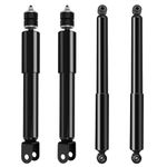 GDSMOTU Shocks & Struts Fit 1999-2006 for Chevrolet Silverado 1500 1999-2007 for GMC Sierra 1500, Front Rear Shock Absorbers 344381 344386 37151 37152, 4Pcs Auto Shocks Struts