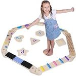 Cateam Wooden Balance Beam for Kids