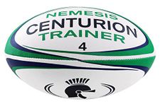 Centurion Size 4 Nemesis Trainer Rugby Ball, Green