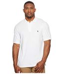 POLO RALPH LAUREN Mens Classic Fit 3 Button Interlock Polo Shirt (Large, White), White