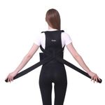 Upright Neoprene Posture Corrector Belt | Shoulder, Back Support Belt | Back Straightener Brace | For Spine & Body Posture Correction | For Men & Women | Universal Fit - Style 04