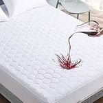 Waterproof Mattress Protector California King Mattress Pad Cover Quilted Deep Pocket, 72x84 inches