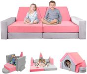 YEFU 15pcs Modular Kids Play Couch,