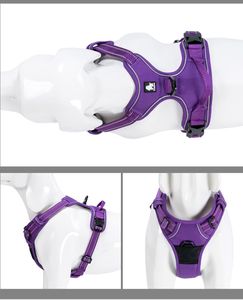 TrueLove Dog Harness, Purple, Small – Adjustable No-Pull Vest