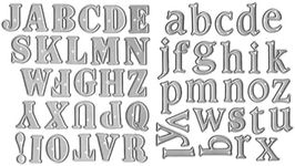 Metal Capital 26 Alphabet Cutting D