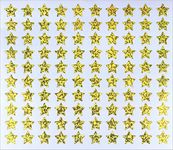 Storm&Lighthouse 600 x Star Stickers Gold Stickers Stars Mini Teacher Reward Stickers Scrapbook Stars for Crafts Glitter Art and Craft Classroom Resource (Gold)