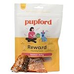 Pupford Salmon Jerky Treats for Dogs for Large & Small Dogs of All Ages | Made in USA, 100% Real Meat & No Fillers | Dogs Love These Tasty Dog Snacks (Salmon 4 oz)