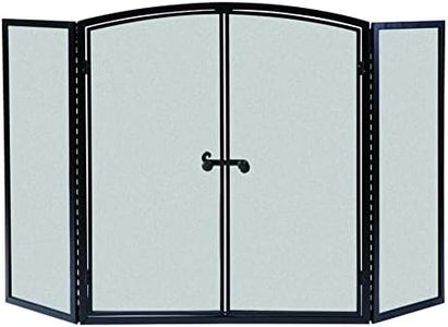 Panacea Deluxe Fireplace Screen with Doors