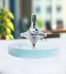 Star Quick Links Premium Metal Spinning Top with 3 Inch Concave Base (Aluminium, Inception with Grip Model)