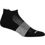 Icebreaker Merino Men's Multisport Light Cushion Micro Sock, Black/Snow/Metro Heather, XL