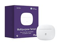 SmartThings Aeotec Zigbee Multipurpose Sensor - Window-Door Sensor for Burglary Alarm Security including Temperature Sensor, Window Sensor with Vibration Detection