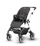 Silver Cross Wayfarer Satin Silver Chassis, Seat Unit and Carrycot