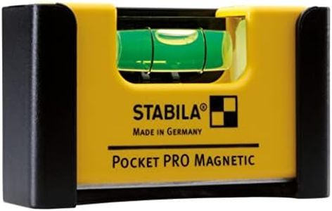 Stabila Pocket Pro Magnetic Level with Holster Yellow/Black