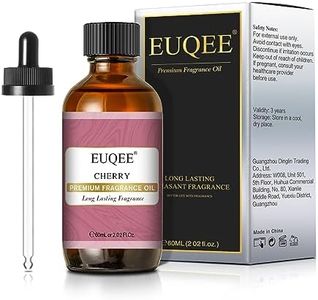 EUQEE 2.02 Fl oz Cherry Fragrance Oil, Premium Essential Oil Scented Oil with Glass Dropper for Diffuser, DIY Candle (60ML)