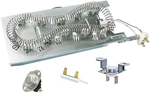 Dryer Repair Kit by ANFU- 3387747 Dryer Heating Element & 279973 Thermal Fuse & 3392519 Thermal cut-off Fuse, Fit for Samsung, Whirlpool, Kenmore Electric Dryers