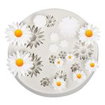 Flower Polymer Clay Molds Miniature Silicone Daisy Polymer Clay Molds for DIY Craft Jewelry Making Mini Clay Molds for Polymer Clay Earrings Decoration