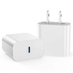 USB C Charger Block 2Pack 20W for iPhone 16 Fast Charging Wall Charger Plug with Type C Power Adapter for iPhone 16/16 Pro Max/16 Plus/15/14/13/12/11/Xs/X,for IPad Pro for Apple USBC Charge