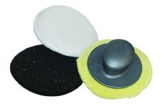 Astro 4578 Polishing Pads with Interchangeable Hook and Loop Polypropylene Handle