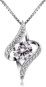 B.Catcher donne collana in argento con pendente in zircone