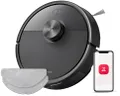 roborock Q7 M5 Set Aspirateur Robot Laveur 10 000 Pa, Double Conception Anti-Enchevêtrement, Durée de Nettoyage Prolongée, Navigation avec LiDAR Précis, APP, Noir