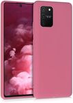 kwmobile Case Compatible with Samsung Galaxy S10 Lite Case - Soft Slim Protective TPU Silicone Cover - Dark Rose