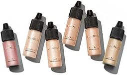 Luminess Air Airbrush Basic Makeup Starter Kit, 0.25 oz x 4 Bottles, Silk 4-in-1 Airbrush Foundation, Medium